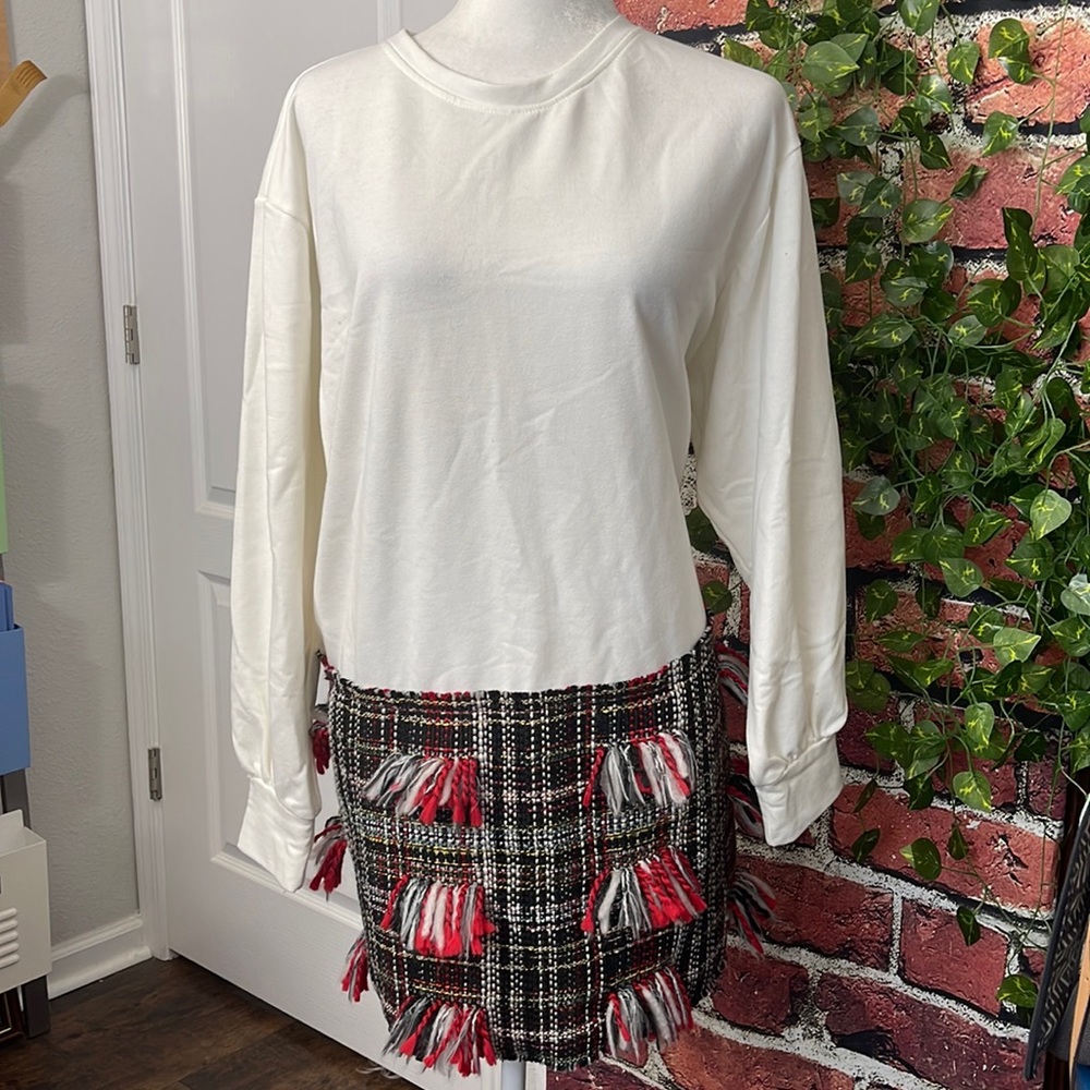 Zara W/ B collection sweater dress size L/XL